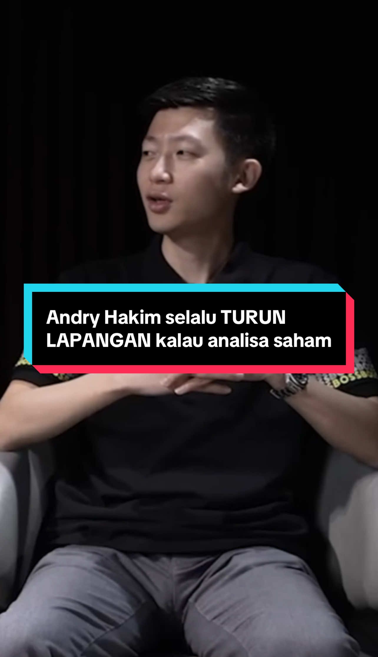 Andry Hakim selalu TURUN LAPANGAN kalau analisa saham😬 Coba drop pendapatmu di kolom komen ya📲 #stockwise #andryhakim #douglasgoh #saham #finansial 