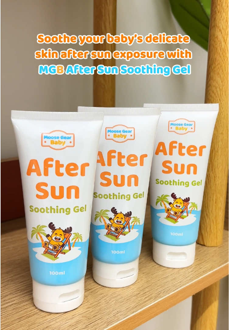Introducing your little one’s new adventure skincare buddy — After Sun Soothing Gel! 🌞 A gentle solution to care for your child’s skin after every sun-filled adventure. Enriched with natural ingredients, it helps replenish lost moisture while providing an instant cooling effect! ❄️✨ Get yours now! #moosegearbaby #moosegearbabyaftersun #soothinggelforbabies#heatrashremedies #babyessentials