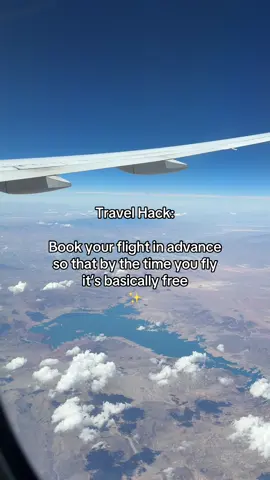 Works everytime…✈️ just book your flight months in advance 😛 #travelhack  #girlmath #traveltok #fyp #delusional 