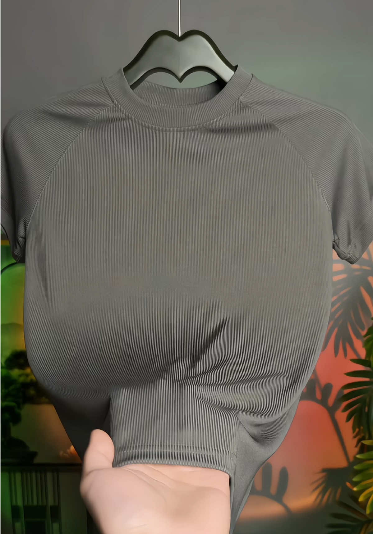 [COMBO 3 ÁO] Thun gân tăm cộc tay cổ tròn raglan co giãn 4 chiều #aothun #aothunnam #aothungan #thoitrang #xuhướng 