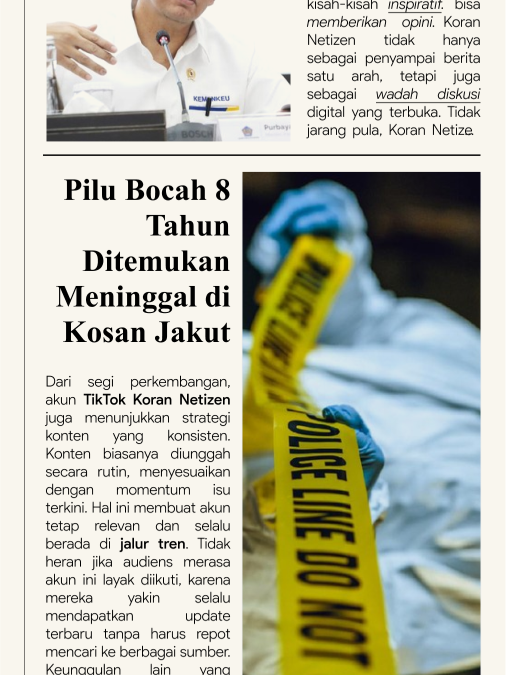 Tragedi memilukan di Penjaringan: bocah berusia 8 tahun ditemukan m3n1ngg4l sendirian di kos setelah orang tua pisah. Baca Selengkapnya: Kornet.co.id #JakartaUtara #PerlindunganAnak #KasusAnak #Penyelidikan #BeritaSedih #AnakSendiri #SOSAnak #BeritaTerkini #zonaberitasingkat