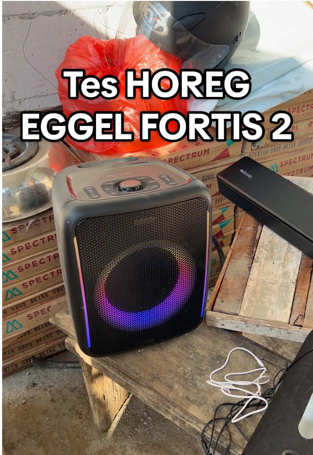 Membalas @Brendy@rea_reo real speaker Bluetooth horeg full bass eggel fortis 2 karaoke #eggelfortis2 