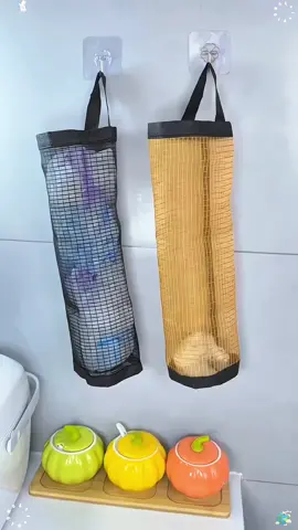 Túi đựng bao nilong treo tường nhà bếp #tuidungbaonilong #tuidungbaonilontaisudung #tuiluoitreotuong #tuidungbaoraccomoctreo #xuhuong 