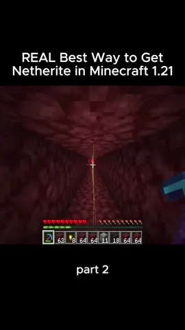 REAL Best Way to Get Netherite in Minecraft 1.21 | Part 2 #Minecraft #fyp #Minecraft #gaming 