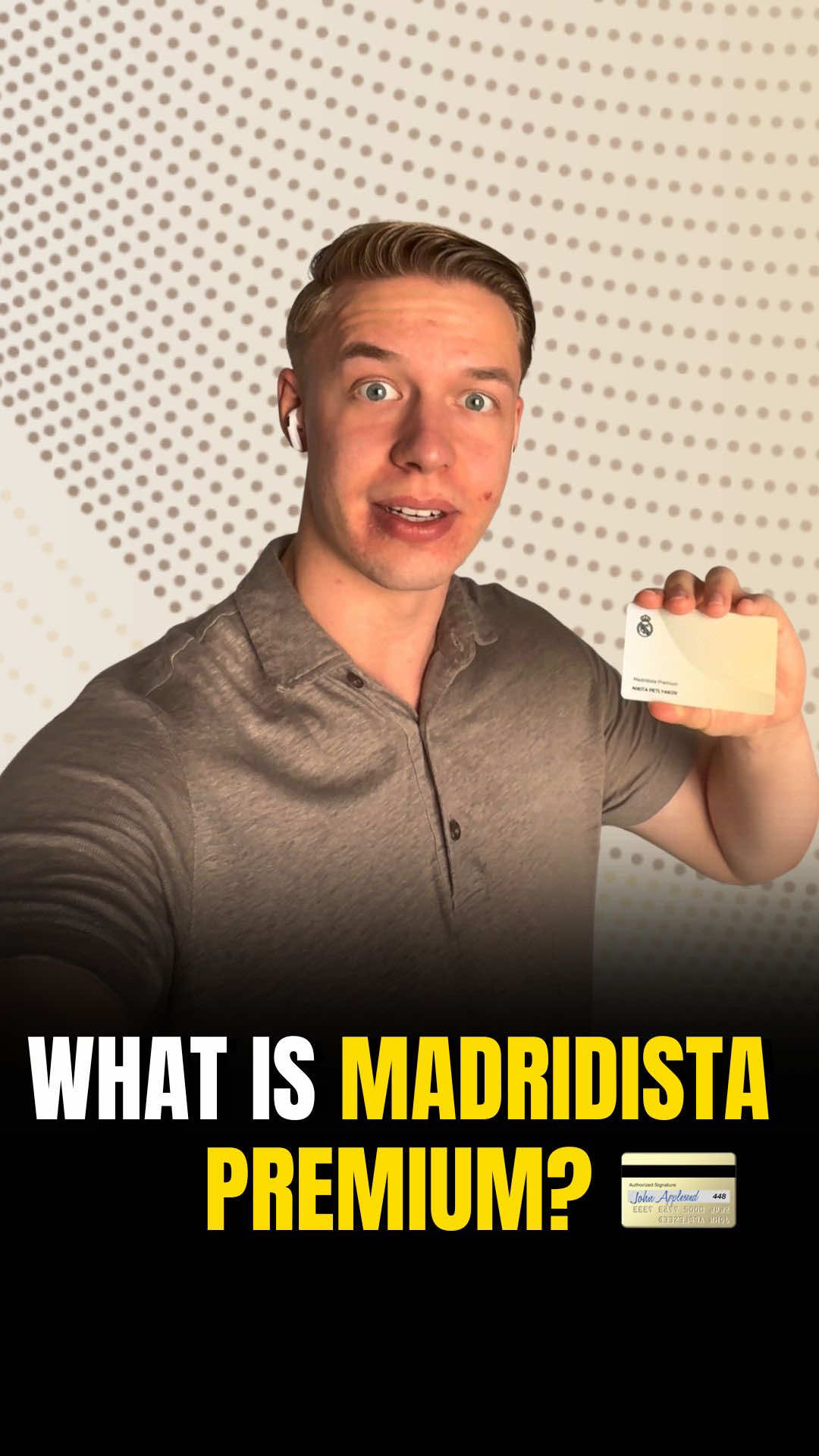 Do you have Madridista Premium? 🤔 🏷️ - #madridista #realmadrid #realmadridfans #judebellingham 