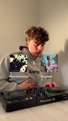 reposting since my og vid got muted and now it’s somehow trending - when the sun hits x plug walk 🎧 #dj #mashup #slowdive #plugwalk #trendingaudio 