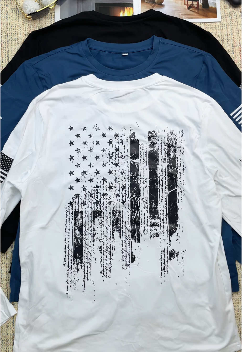 Looking for long-sleeve T-shirts that actually stand out? 🌞🇺🇸 #LongSleeveStyle #TikTokMadeMeBuyIt #StreetwearVibes #FashionUpgrade #3packshirts
