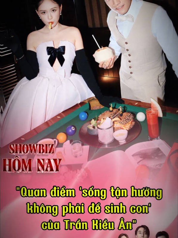 Quan điểm sống tận hưởng không sinh con của Trần Kiều Ân #kjc #tintucshowbiz #trankieuan #doisongxahoi #xhhhh 