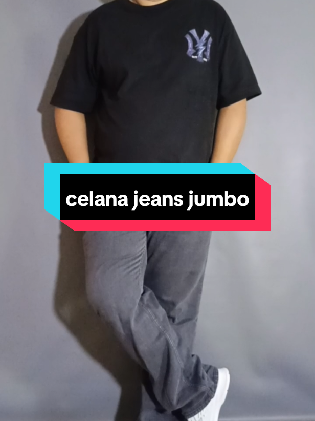 celana jeans yang muat sampai bb 115 kg #celanajeans #jeansjumbo 