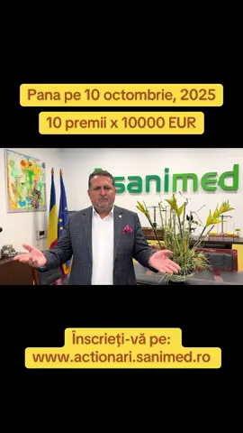 #Sanimed #ActiuniSanimed #Sanimed10Octombrie #Investitii #PiataDeCapital