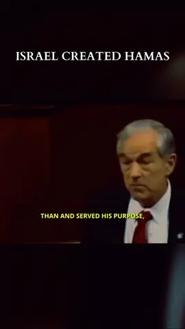 Israel Created Hamas