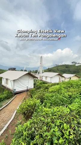 Staycation di tengah kebun teh 🌿 glamping azalea nimo tea resort lagi ada sweet savetember promo loh, buruan booking sebelum kehabisan! 📍 @Nimo Tea Resort  #glampingbandung #nimotearesort #glampingpangalengan #staycationbandung #healingbandung