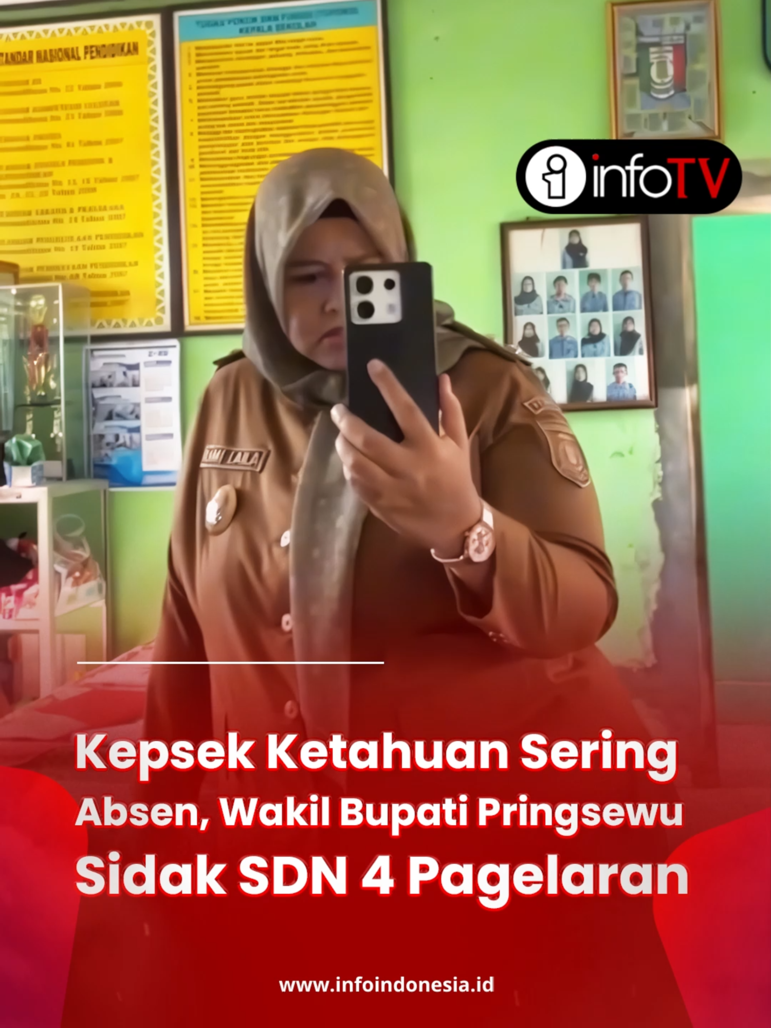 Kepsek Ketahuan Sering Absen, Wakil Bupati Pringsewu Sidak SDN 4 Pagelaran #kepsek #kepalasekolah #absen #bolos #wakilbupati #pringsewu #sidak #sdn #pendidikan #pagelaran #viral #shorts #fypシ゚