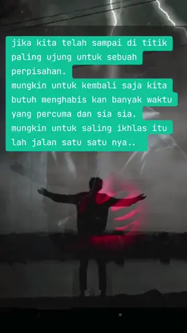 ##ikhlas kan saja jika sudah tidak ada lagi titik temu dalam sebuah hubungan