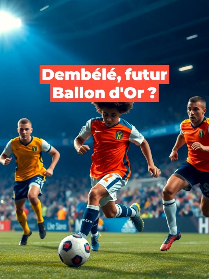 Dembélé, Ballon d'Or ? 🤔 Tu en penses quoi ? #Dembélé #Football #BallonDor #TikTokSports 🎉