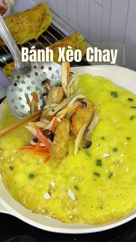 Hôm nay nhà r có bánh xèo chay  #banhxeo #banhxeochay #botbanhxeo #buphuongamthuc #reviewanngon 