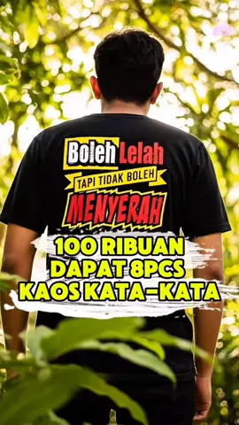 Kaos Kata-Kata 100ribuan 8pcs #fyp #kaoskata #ai #trending 
