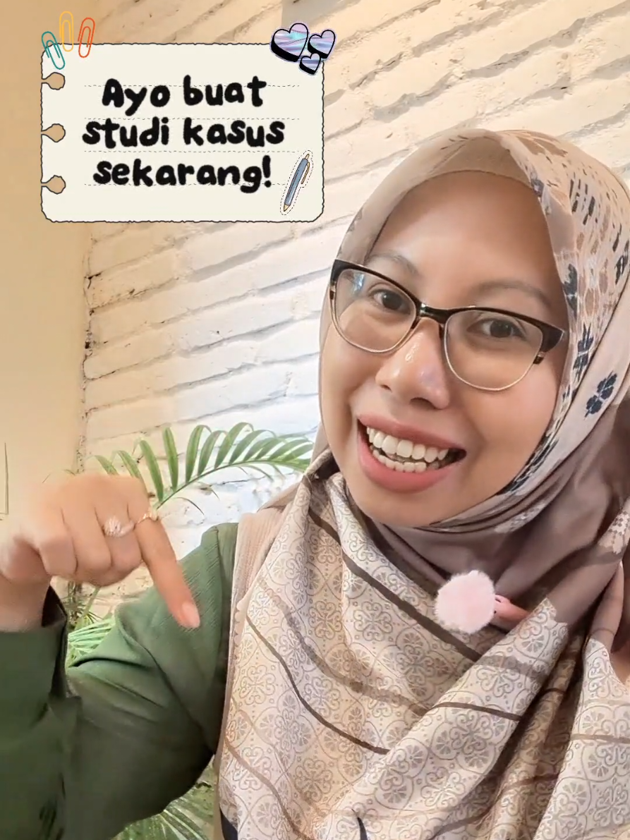 Membalas @rifah_hikmah ikuti instruksi ini untuk membuat studi kasus sendiri 😊😊