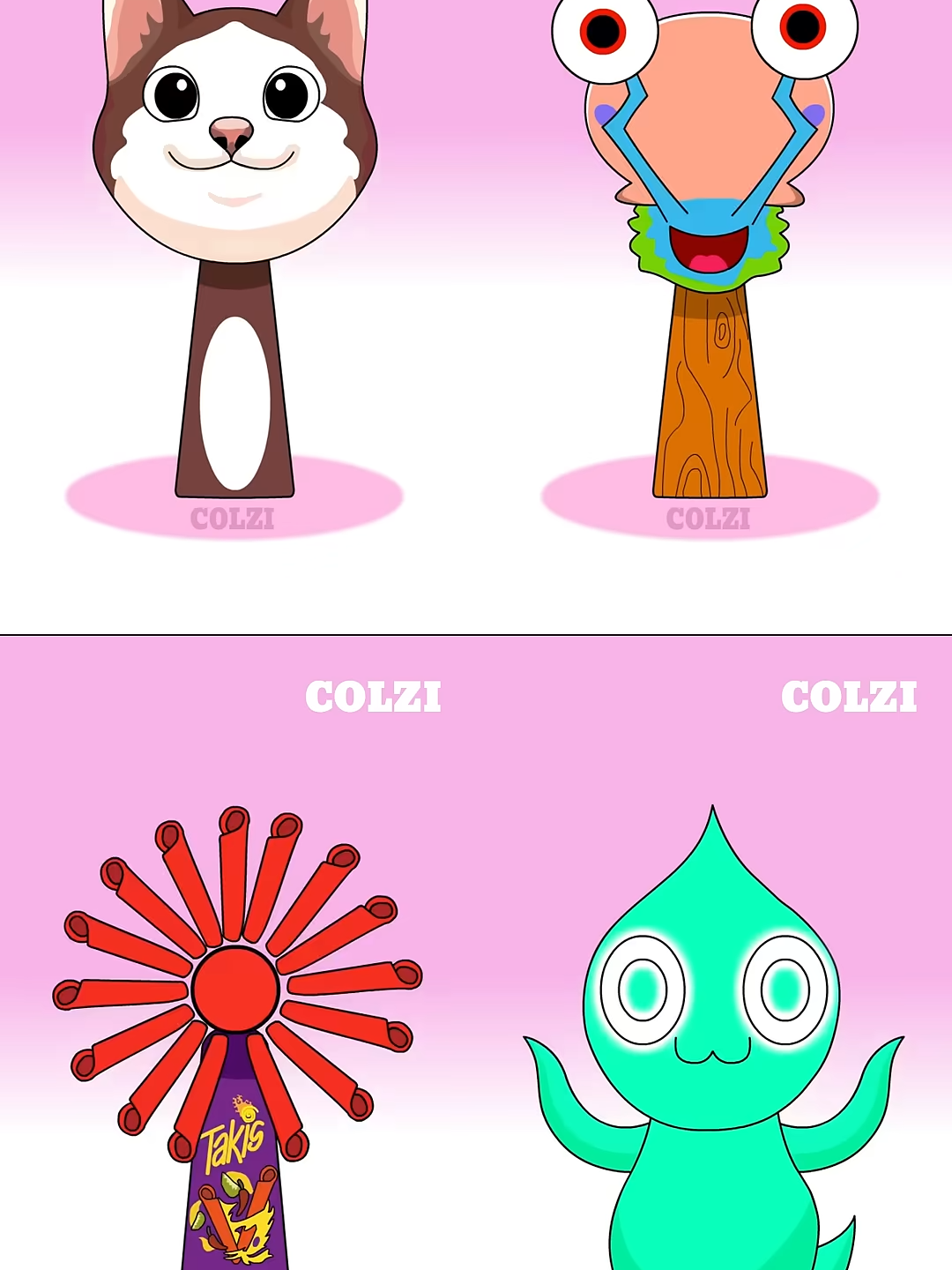 Sprunki OC Pop cat, Takis, Ghostly, Gary the Snail Phase 4 - Sprunki Incredibox #incredibox #sprunki -#fyp