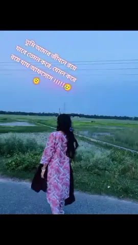 তুমি আমার জীবনে রয়ে যাবে তেমন করে যেমন করে রয়ে যায় আফসোস।।🥲🥲🥺