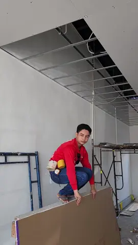 ออกกำลังหน่อยครับ คลิปแจ้งเกิดก็คลิปแบบนี้แหละครับ😊😊 #โอเกรียงดำ #ปิดแผ่นยิปซั่มคนเดียว #คนสู้งาน #กระแสมาแรง