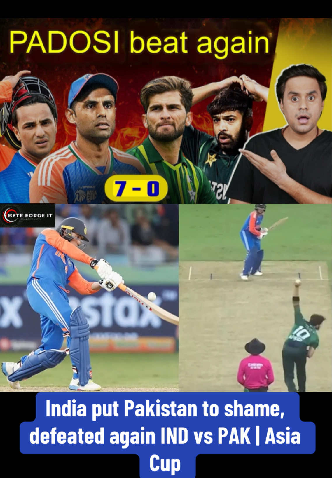 Part 02 | India put Pakistan to shame, defeated again IND vs PAK | Asia Cup #byteforgeit #news #UK #unitedstates #britain 