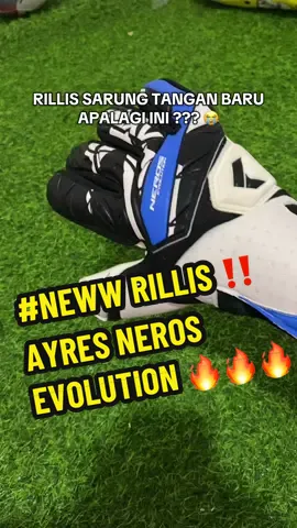 Kabar baik buat pelanggan setia faozansport nihh, Baru banget rillis sarung tangan AYRES NEROS ter neww !!!  Redy 3 pilihan warna Latex 80 % Mide grade#