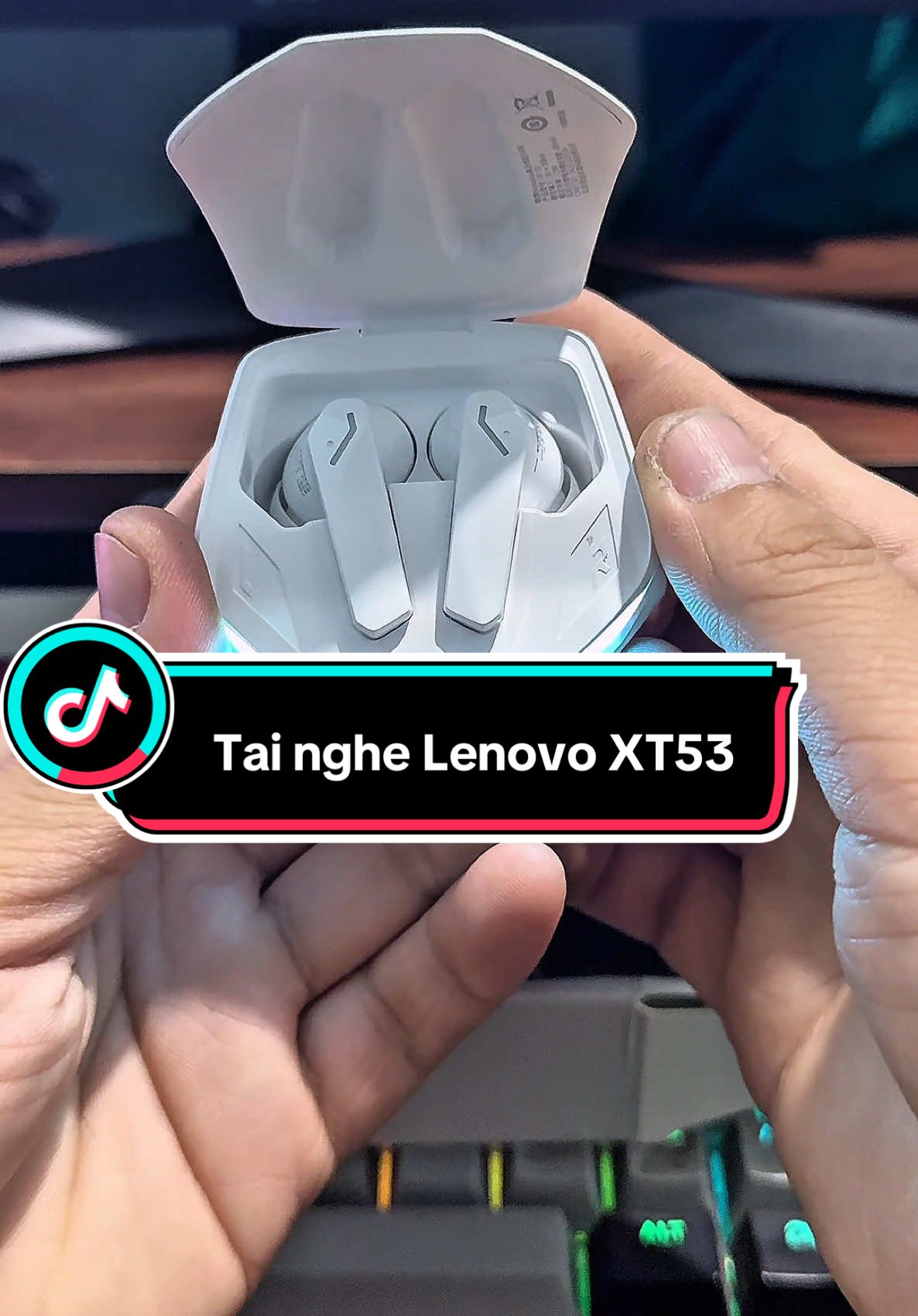 Tai Nghe Bluetooth, Lenovo XT53, Không Dây, Chơi Game, Khử Tiếng Ồn #xuhuongtiktok #tainghelenovo #tainghebluetooth #QUANGHUYSTROE✅ #vivacutapp 