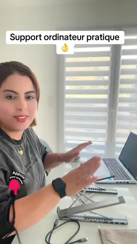 Support ordinateur #support #tiktokshop #tiktokfrance🇨🇵 #douniaattar 