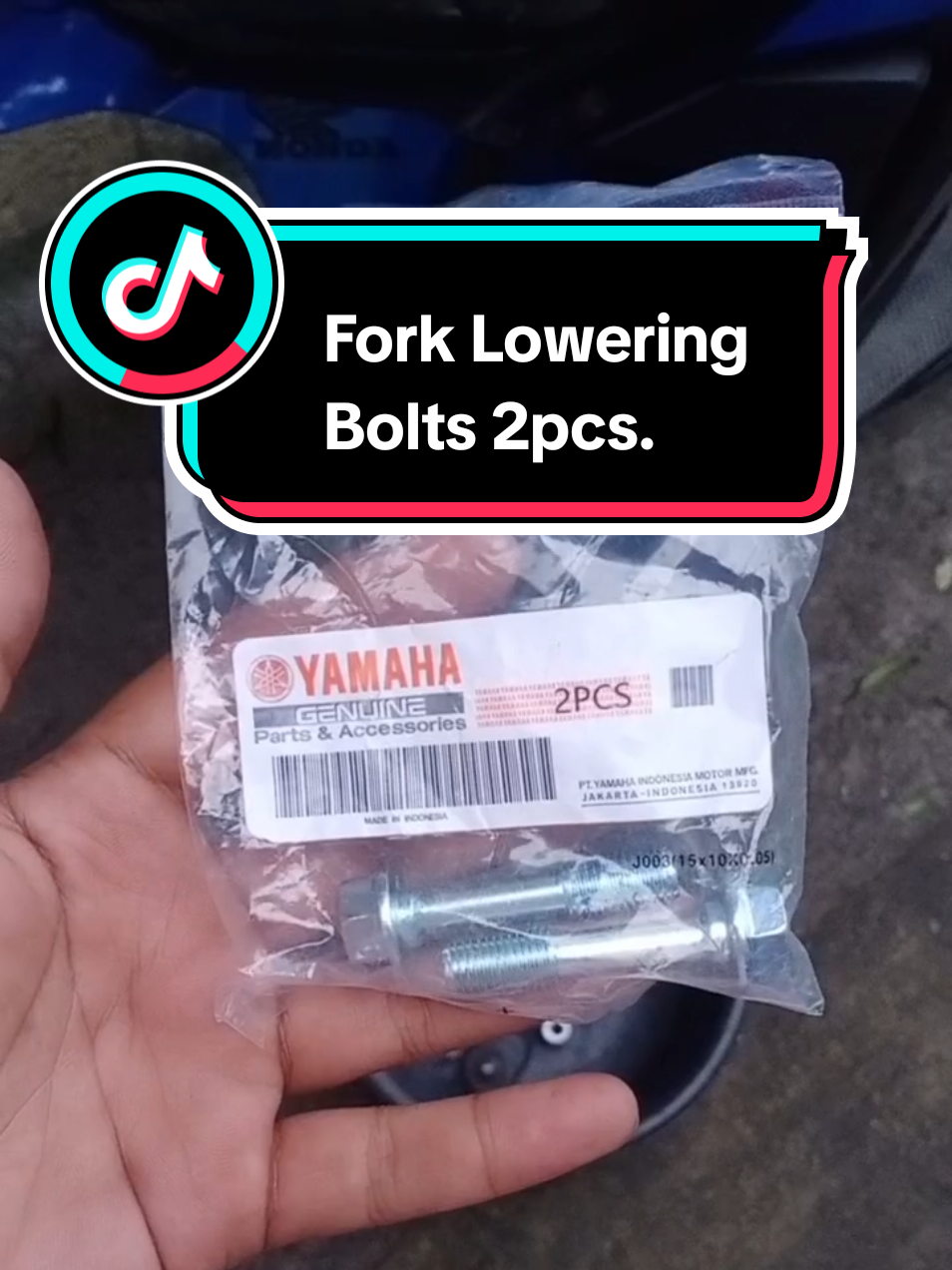 Fork Lowering Bolts 2pcs. Yamaha Bolts #loweringbolts #yamahabolts #lowered #indoconcept #hondaclick #motorcycle 