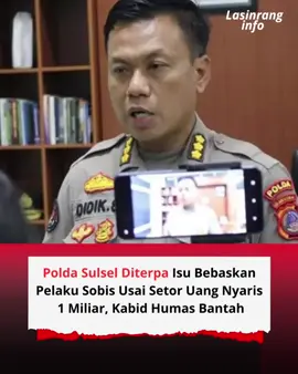 Polda Sulsel Diterpa Isu Bebaskan Pelaku Sobis Usai Setor Uang Nyaris 1 Miliar, Kabid Humas Bantah #beritaviral #poldasulsel 