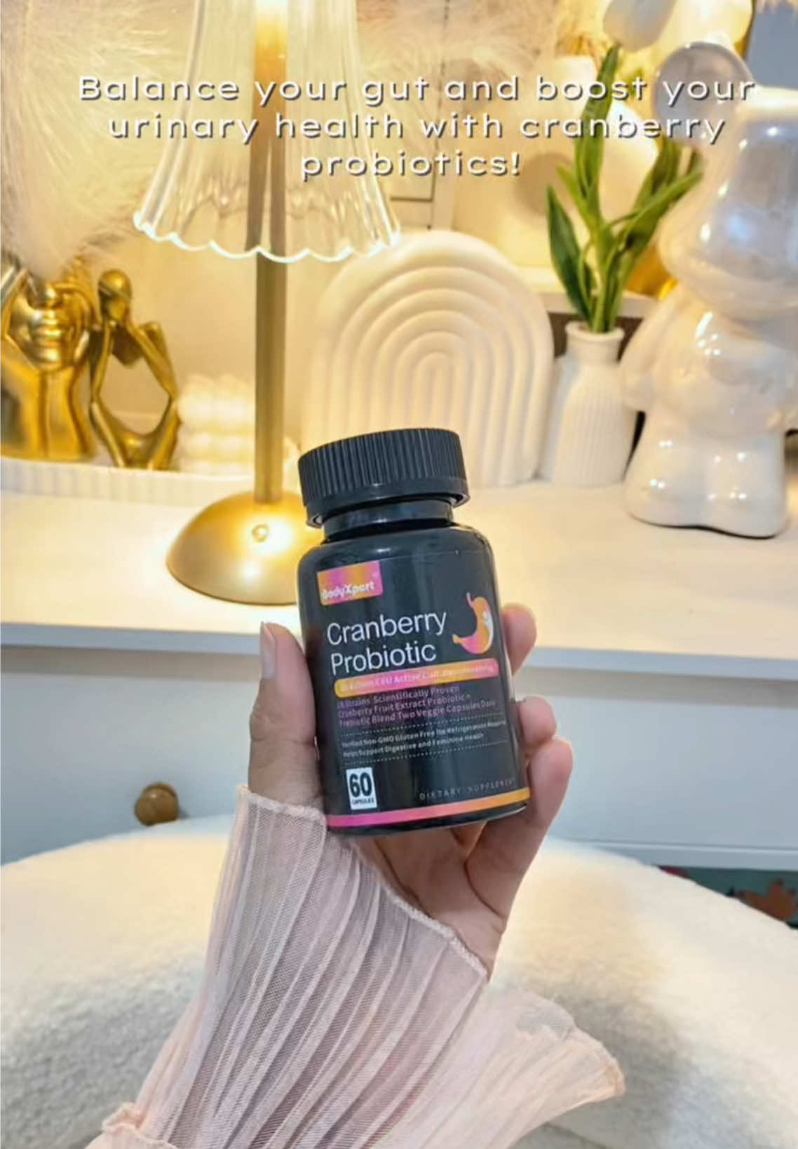 Nature's way to a healthier you! 🌸 Cranberry Probiotic supports gut and urinary health!✨