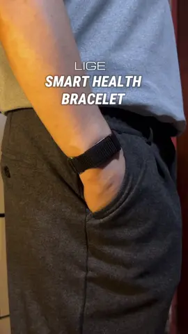 Lige Smart Health Bracelet. Perfect to track your health. #smartband #healthtracker #fitnesstracker #smartwatch 