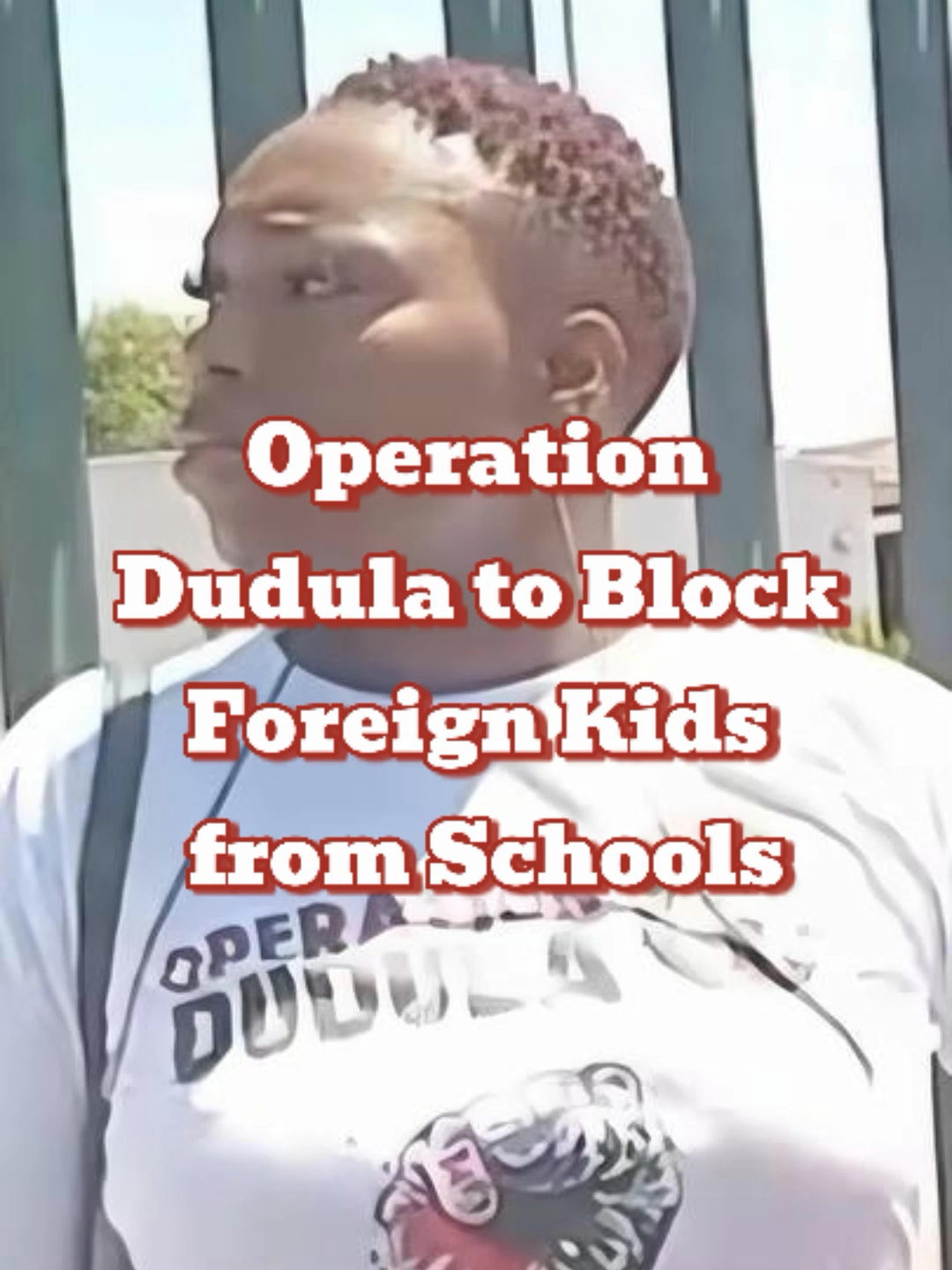 Operation Dudula plans to station members at public schools starting January 2026, blocking undocumented foreign children from attending. Leader Zandile Dabula says local learners must come first as South Africa's resources are limited. The Machava family from Mozambique already experiencing the terror. Their 11-year-old son was denied entry in March despite being registered and his father showing a passport. The boy has missed the entire 2025 school year. Now they're afraid to register their daughter for grade 1. 