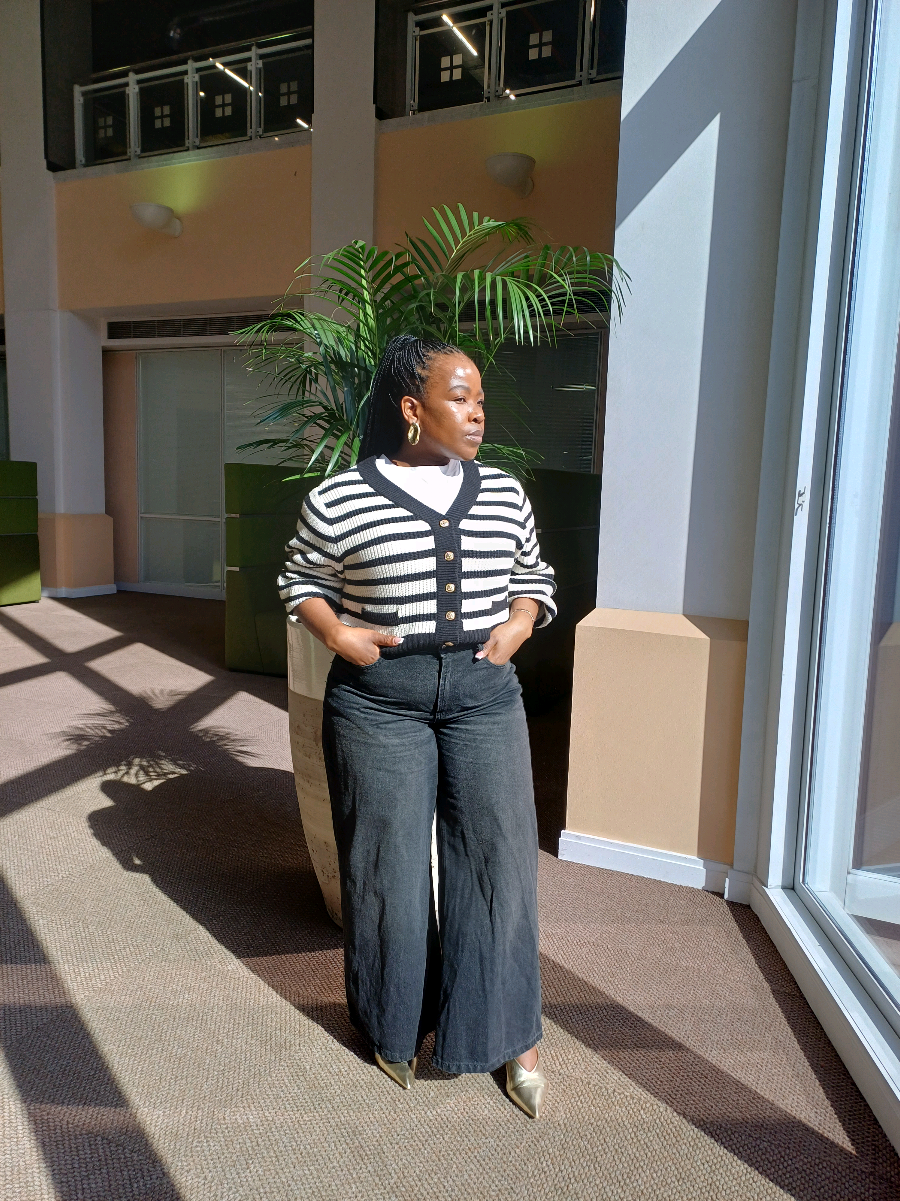 Dumelang ✨️✨️ Happy Chooseday ✌🏾 Have a fabulous day 🤍🖤 #fyp #OOTD #tiktoksouthafrica #fashiontiktok #outfitinspo 