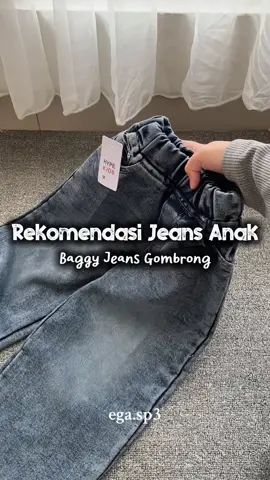 Celana jeans anak biar ootd anak kalcerr nih bunn #jeansanak #celanajeansanak #baggyjeansanak 