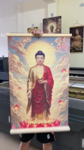 Tranh mành trúc PHẬT A DI ĐÀ #tranhphatgiao #tranhphat #tranhphongthuy #xuhuong #tranhmanhtruc 