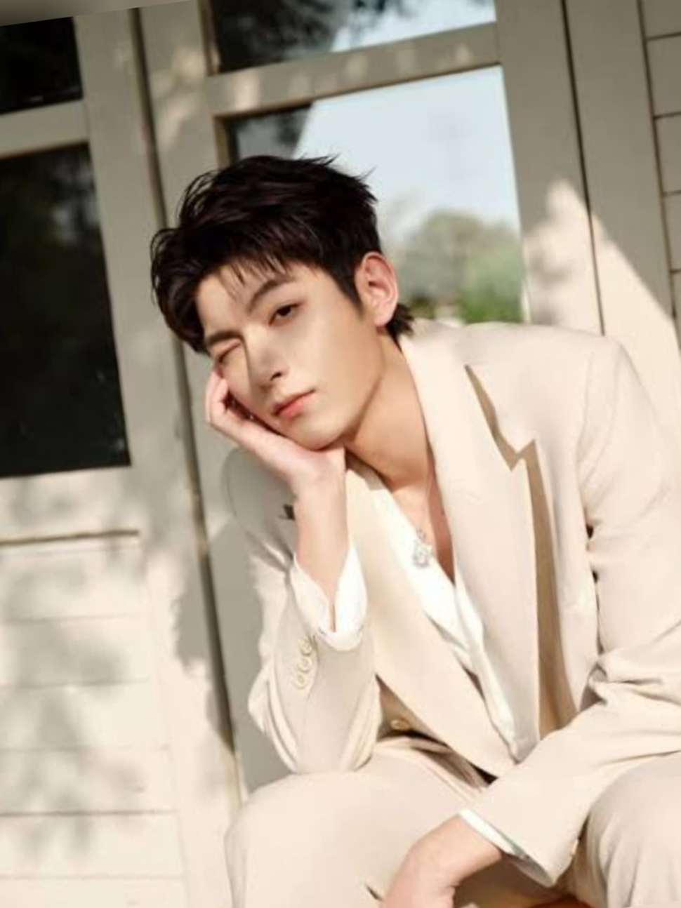 The handsome and cool Fan Zhixin 樊治欣 😍😍❤️❤️ . . . #actor  #dramachina  #hiburan 
