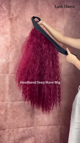 Deep wave wig💃#wig #tiktokshop #lushhaute #headbandwig #deepwave 