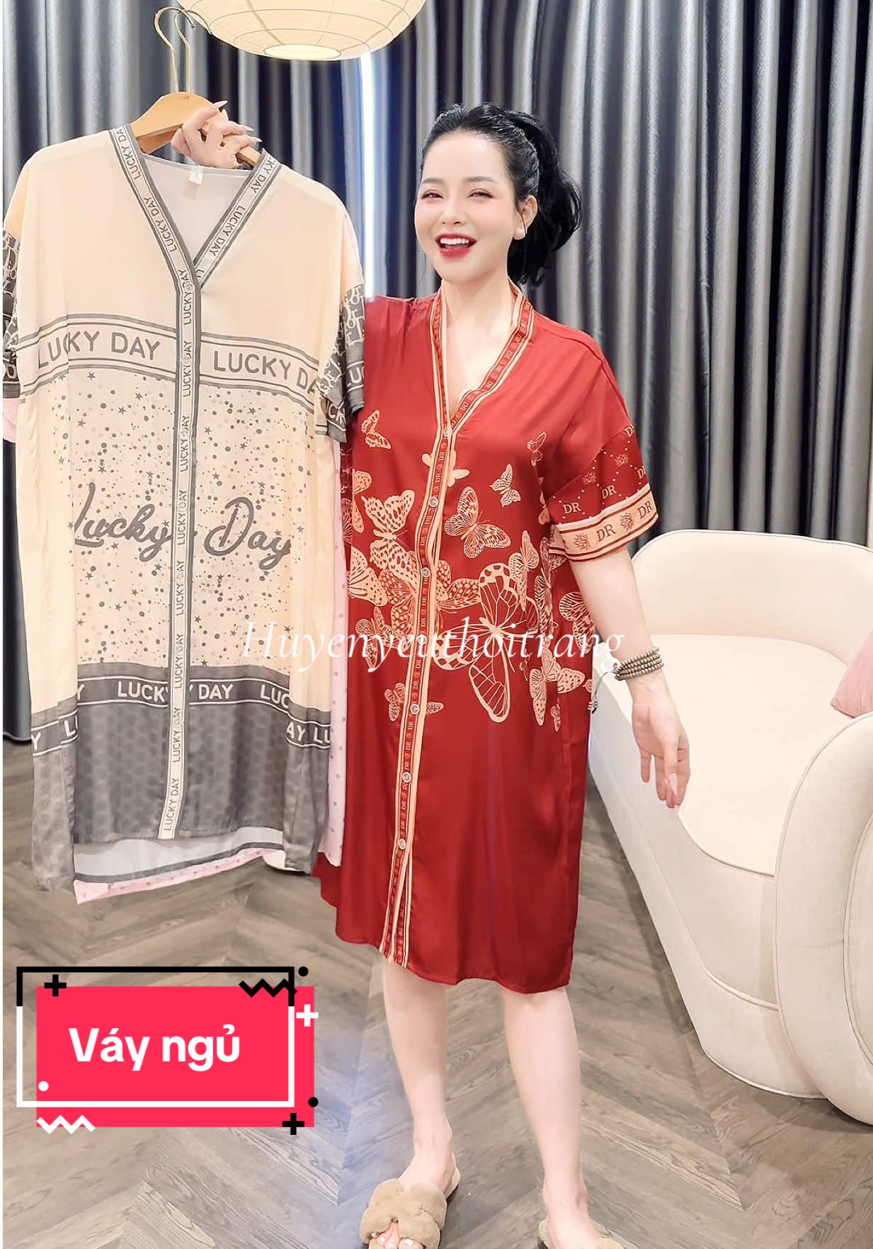 Váy ngủ xinh #xuhuong #vayngu #vayngulua 