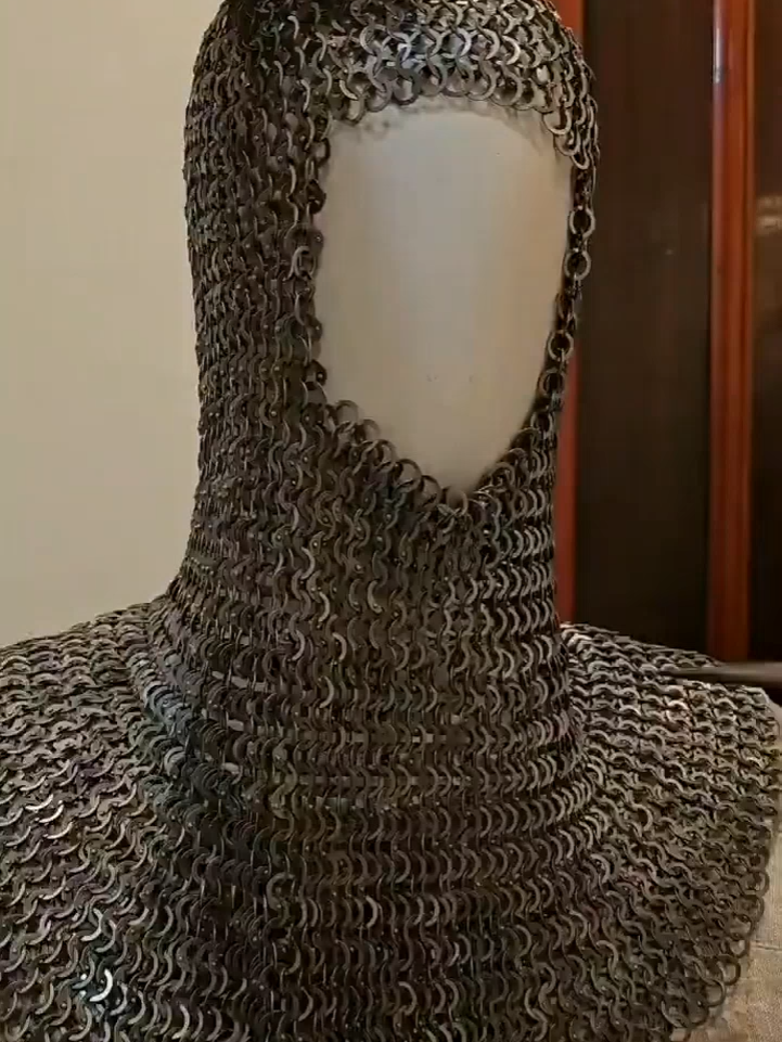 Testing medieval chainmail #test #armor #medieval