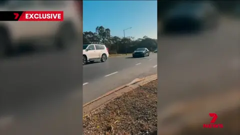 EXCLUSIVE: Two Adelaide internet pranksters have gone viral for holding up signs on the side of the road, warning motorists of a speed camera parked ahead. While many find the stunt amusing, police warn it could be dangerous. #7NEWS