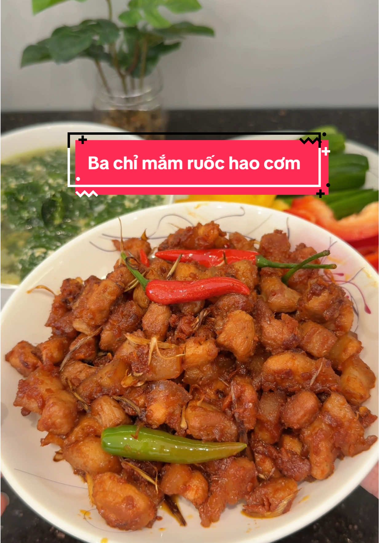 Chồng tôi vét sạch nồi cơm mỗi lần tôi làm món ba chỉ mắm ruốc, món này hao cơm #lacluoichamchi #homnayangi #mamruoc #food 