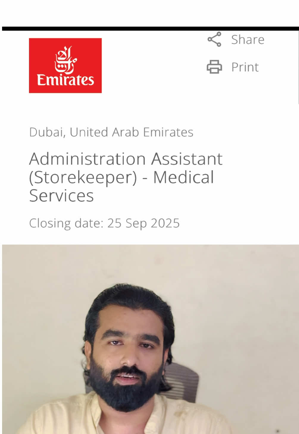 Emirates is Hiring in Dubai! ✈️ Join as Administration Assistant (Storekeeper)  #EmiratesJobs #DubaiCareers #UAEJobs  Disclaimer: This job update is for informational purposes only. All applications must be submitted directly through the official Emirates Group Careers website (emiratesgroupcareers.com). We are not involved in recruitment or fee collection.