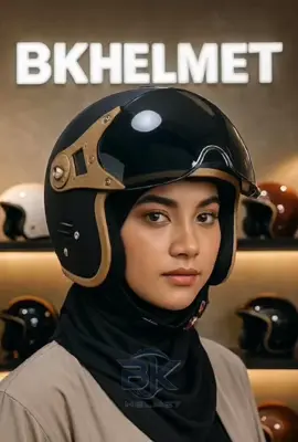 Helm Cewek Bogo Bipplast Retro #helmcewek #helmbogo #helmretro #helmhijab #bkhelmet 