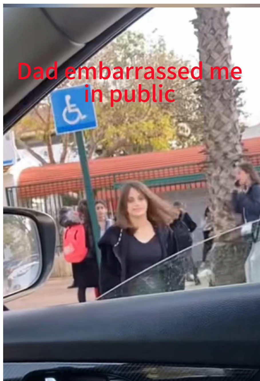 Dad embarrassed me in public #child #shy #happy #funny #fyp