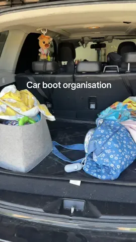 The best way I’ve organised my car boot to date! Added exact one to my @Amazon St0r3front #newmum #aussiemum #organizedhome #toddlermum 
