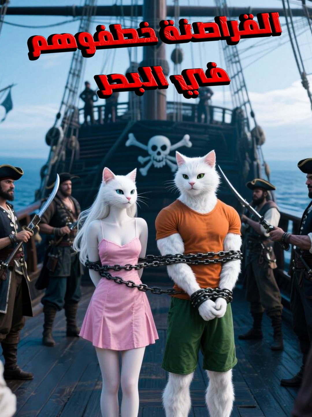 القراصنة خدو مياو #cutecat #orangecats #cat #viralvideos #trends #fyp #catlover #قطط