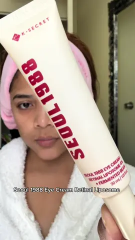 👀✨ 7 days, and my under-eyes look brighter, smoother, and so refreshed! This routine is a game-changer for tired eyes 💕 @KSECRET GLOBAL #KSECRETGlowChallenge #KSECRET #Seoul1988 #darkspots 