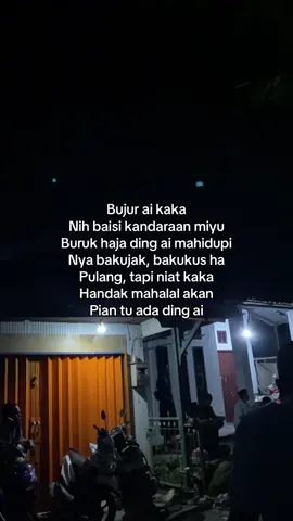 Saat ini kaka lagi bajuang ding ai